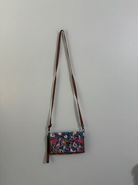 Womens Multicolor Paisley Crossbody wallet by Sakroots